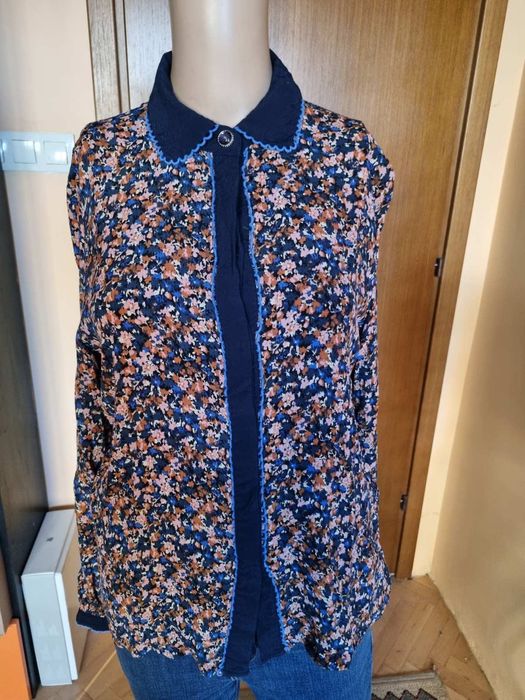 Разкошна риза с флорален десен NÜMPH