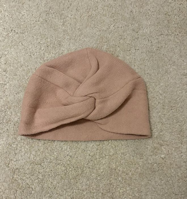 Caciula noua H&M turban roz pudra pentru bebe fetita (9-12 M)