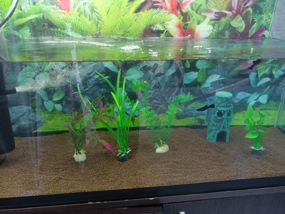 Аквариум с тумбочкой