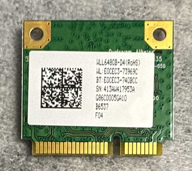 Placă Wi-Fi + Bluetooth 4.0 Laptop Qualcomm Atheros QCWB335