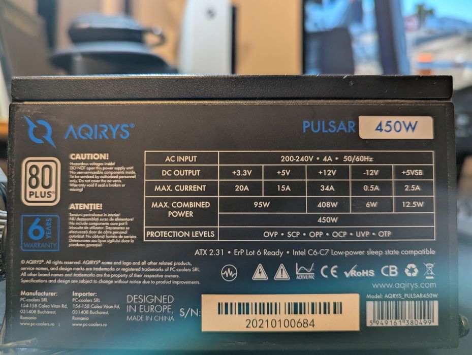 Sursă calculator aproape nouă