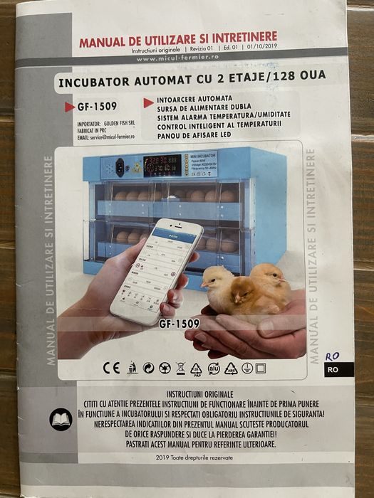 Incubator Automat cu 2 etaje