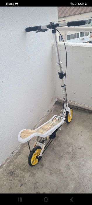 Trotinetă Space Scooter X580 Albă – Propulsie prin balans. Suportă 90 kg
