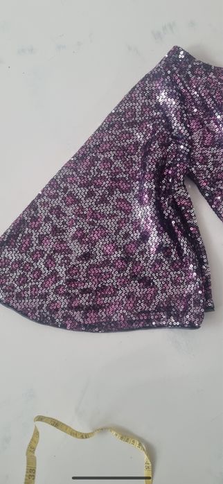 Rochie animal print paiete si pene