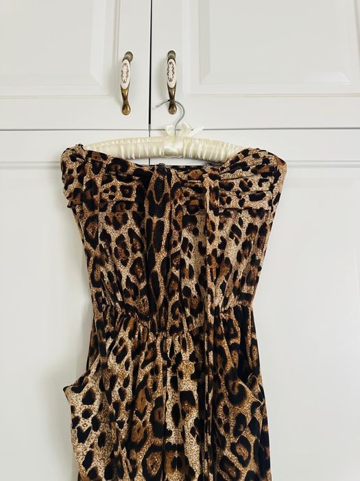 Salopeta animal print , masura S / M , material de calitate ,fin
