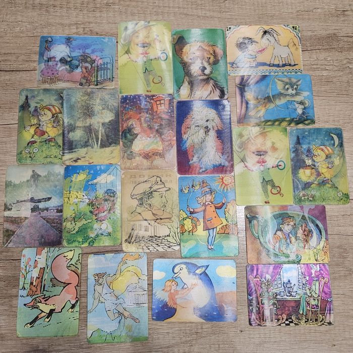 Календарики переливные ссср