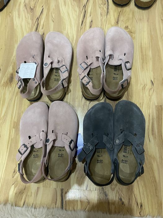Saboţi 'Boston'BIRKENSTOCK Taupe mai multe marimi