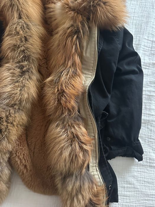 Зимно яке/парка със естествен косъм