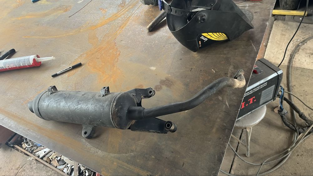 Глушитель от мопеда