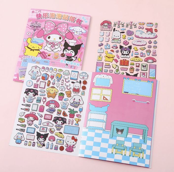 Книжка с наклейками