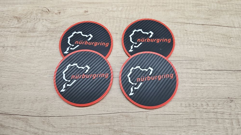 Set 4 coastere pentru pahare Racing Nurburgring Nordschleife
