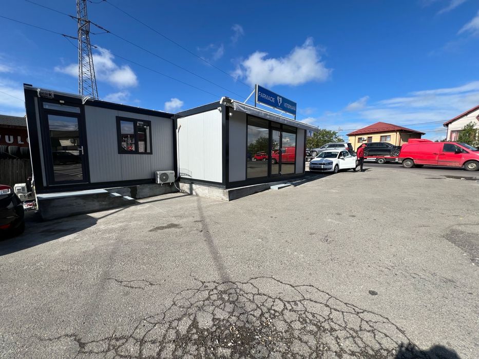 Containere spațiu comercial – fostă farmacie, complet echipate