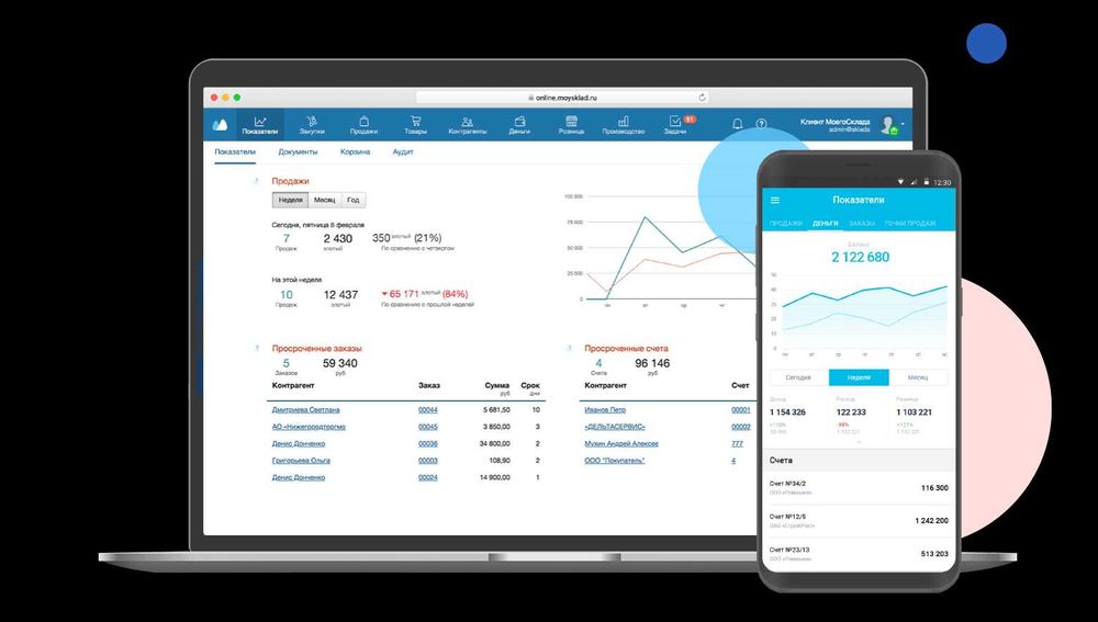 Программа для учета в бутике, магазине Мой склад