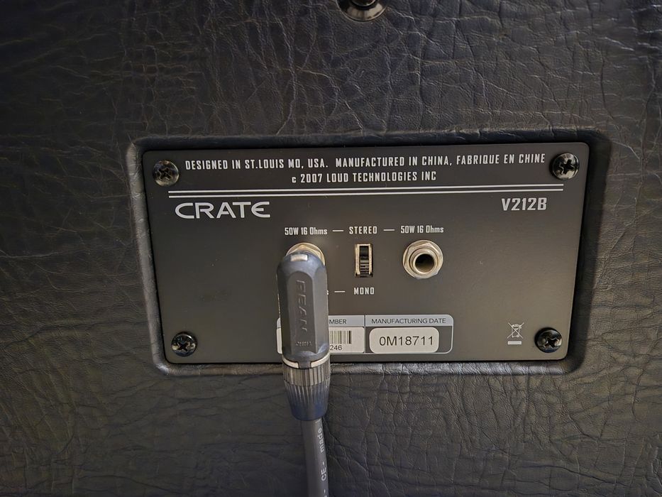 Лампов усилвател за китара + кабинет 2×12