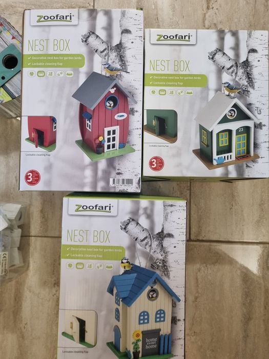 Casute pasarele din lemn