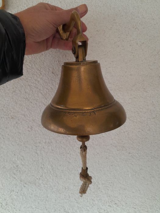 Clopot   naval  din alamă  solidă