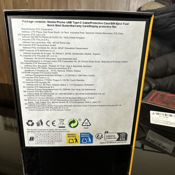 Нов! 2г. гаранция! ZTE Nubia Neo 3 GT 5G 256GB 12GB, Interstellar Gray