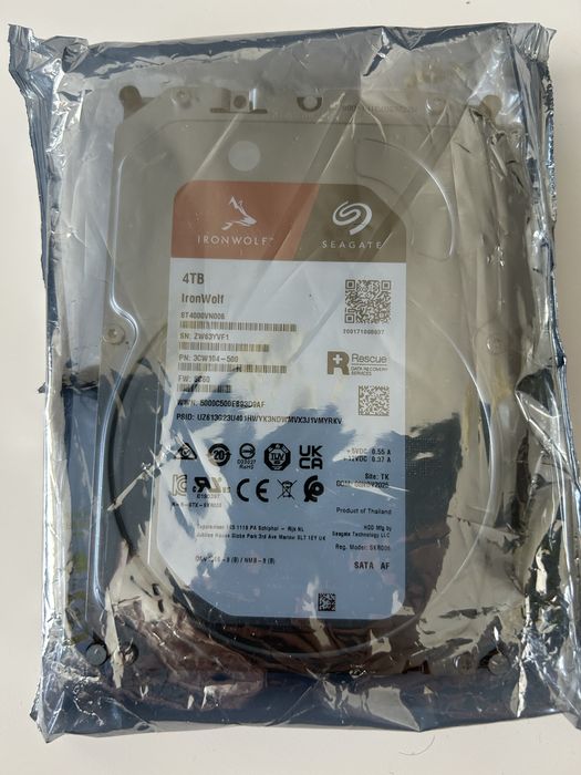 HDD Seagate IronWolf 4TB SATA-III 5400RPM 256MB