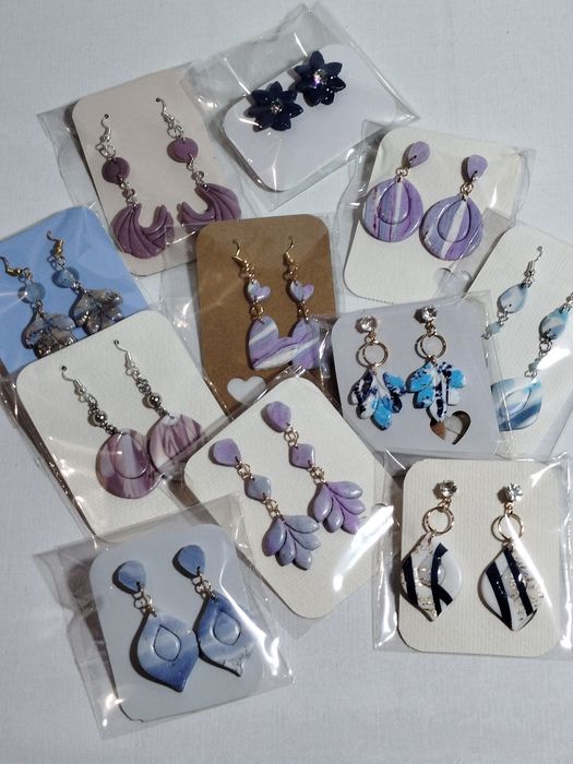 Обеци от полимерна глина