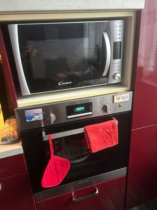 Фурна за вграждане плюс микровълнова Candy