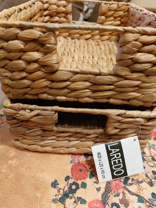 Нови плетени кошници от естествен материал