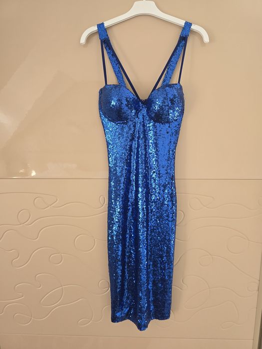 Rochie de seară, deosebita, sexy, integral din paiete