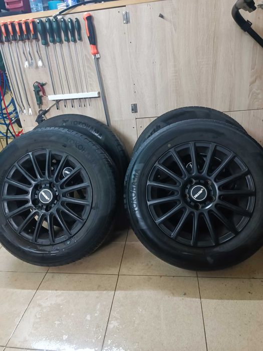 Jante r15 5x108 + cauciucuri vara 195 65 r15