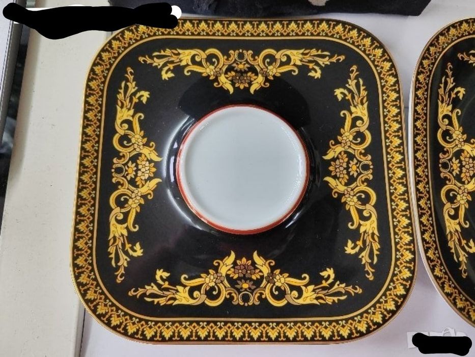 Порцелан Чинии за чаши Versace Rosenthal два броя