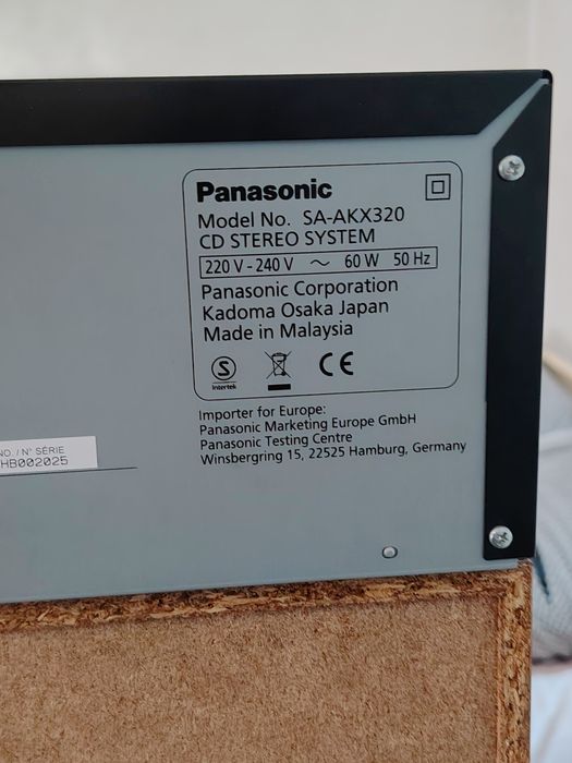 Аудио система High Power Panasonic SC-AKX320E-K, 450 W RMS, Dual USB, Bluetooth