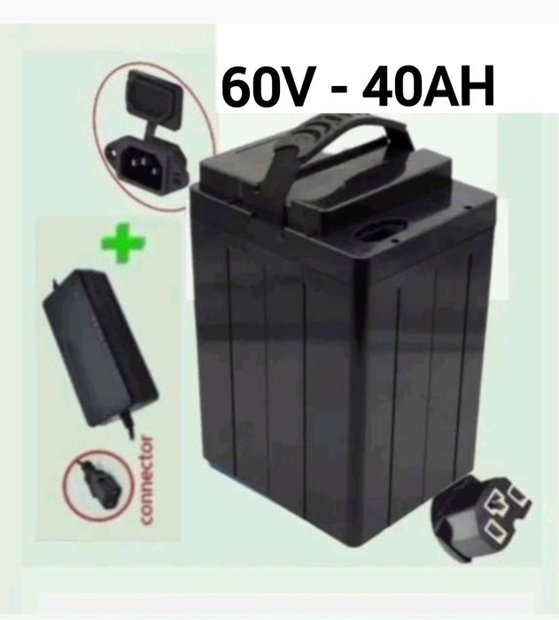 Baterie Triciclu,Scuter 60V / 40AH + Încărcător