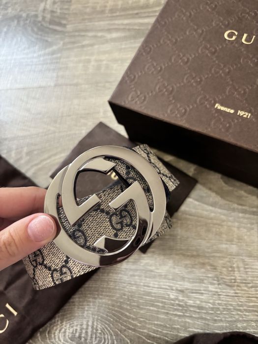 curea gucci originala cu bon