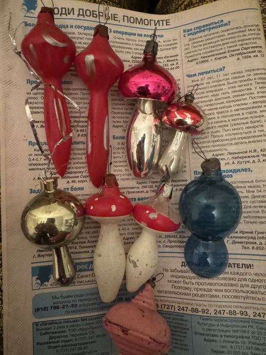 Елочные игрушки СССР