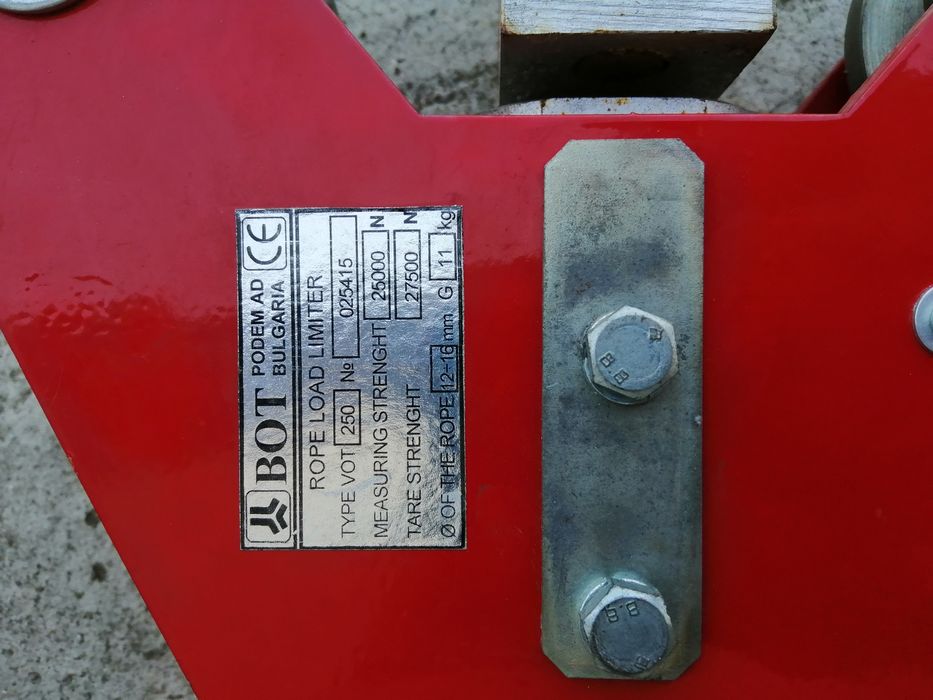Limitator sarcină 3,2t nou