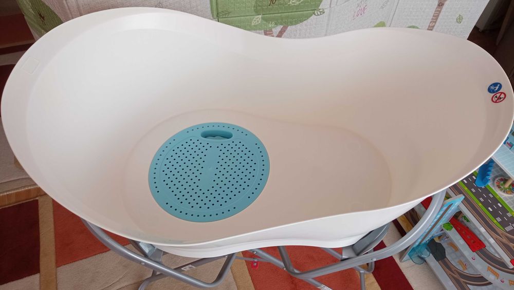 Бебешка вана Babymoov Aquanest със стойка (+ затопляща подложка)