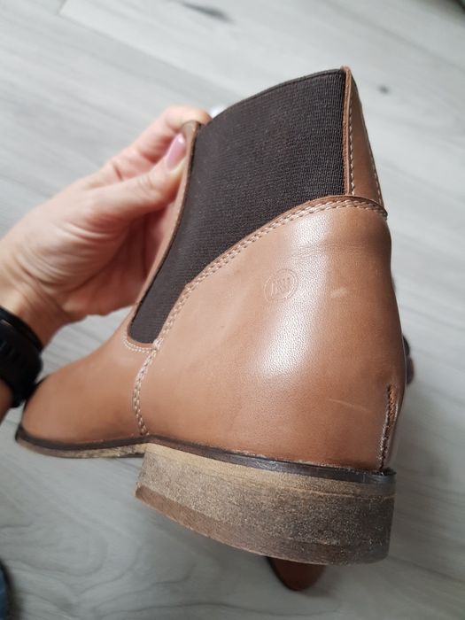 Vand Botine din piele moale Napo