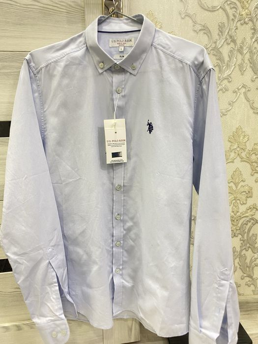 Рубашка US Polo размер S slim fit