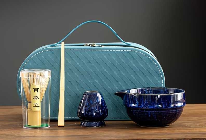 Сет за японски чай матча Matcha 6 броя комплект -  7 цвята