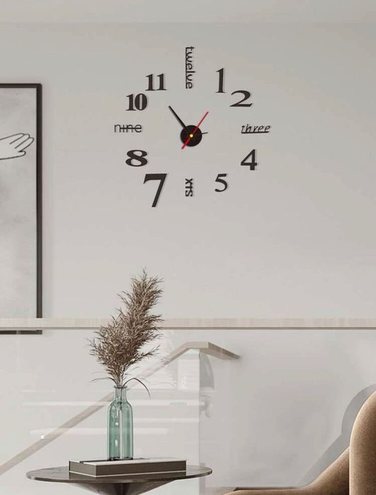 Огледала комплект от 100 / 12 броя часовник за стена