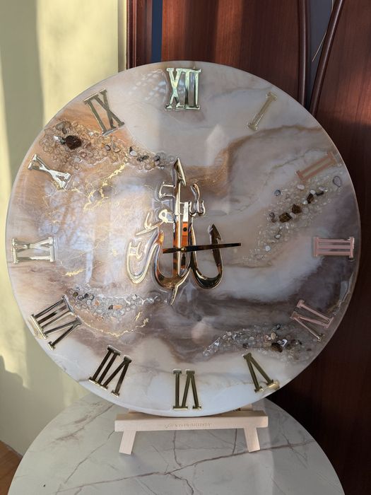 Часы из эпоксидной смолы!