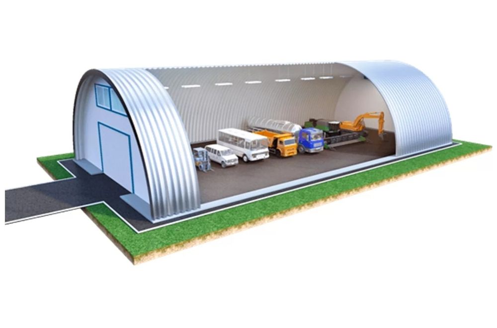 Строительство ангаров, ангар