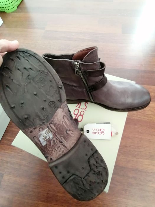 Мъжки италиански кожени боти A.S.98