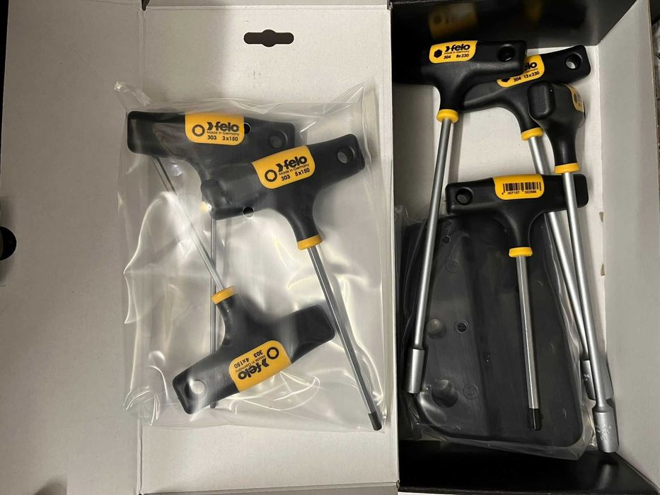 Trusa 7 surubelnite Felo in forma T, cap imbus hexagon si tubulare