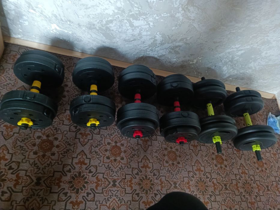 Gantel  shtanga qilsa boladi