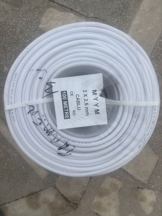 Cablu electric myym/lițat de 2x1,5, 2x2,5, 3x1,5 și 3x2,5