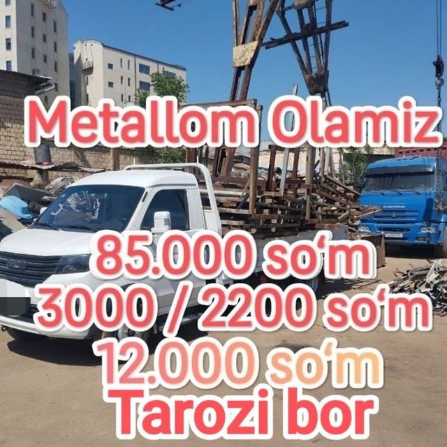 9000 soʼmMetallom olamiz Toshkenta shahar buylab