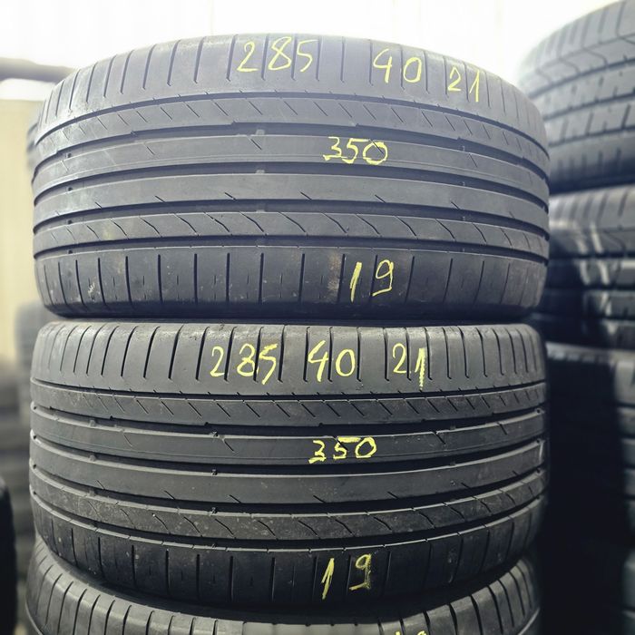 2x 285/40/21 VARA CONTINENTAL 2019 Stare excelentă