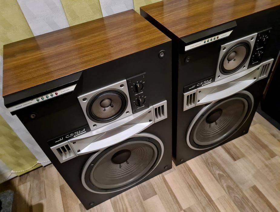 Boxe*PIONEER*CS-722A*Rarități Vintage*Vu-metre(b&w jbl klipsch l 100