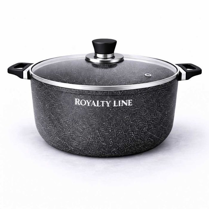 Oala din aluminiu turnat cu capac 34 cm Royalty Line