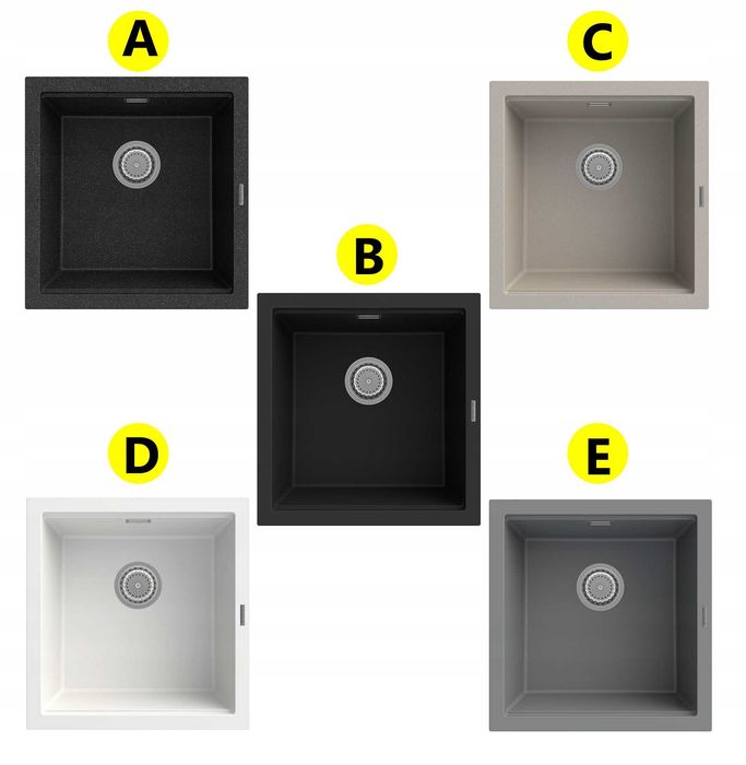 Гранитна мивка Granitan Tuga 48см