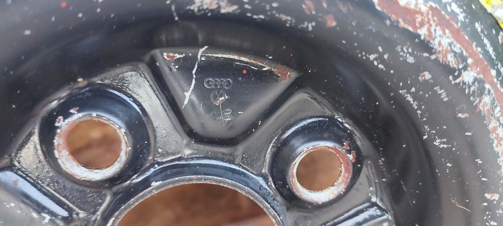 Rezervă Audi și jantă remorcuță